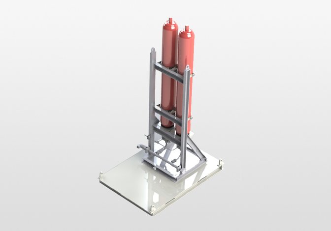 hydraulic accumulators distribution unit